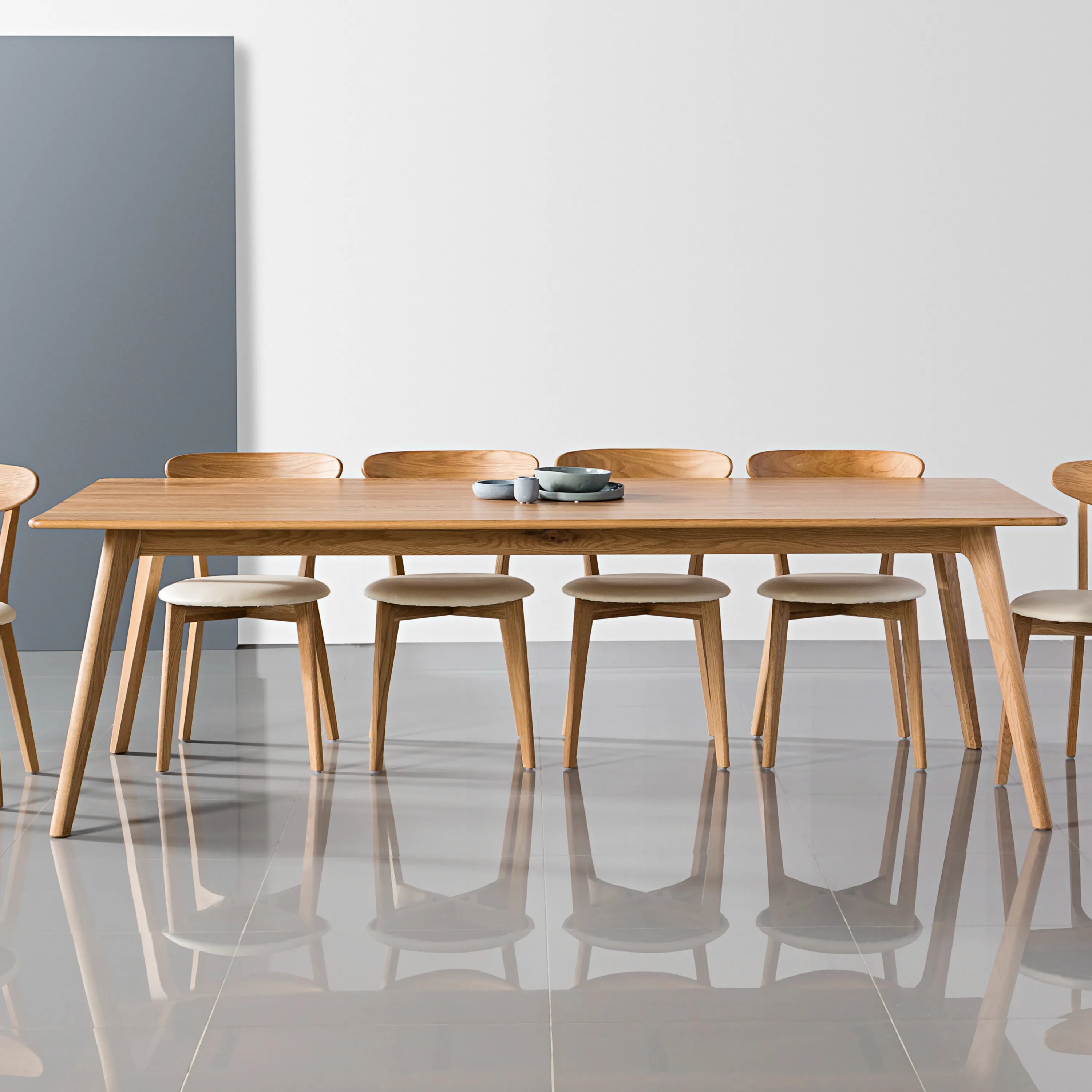 Magnus Dining Table 240 x 100cm Solid American Oak