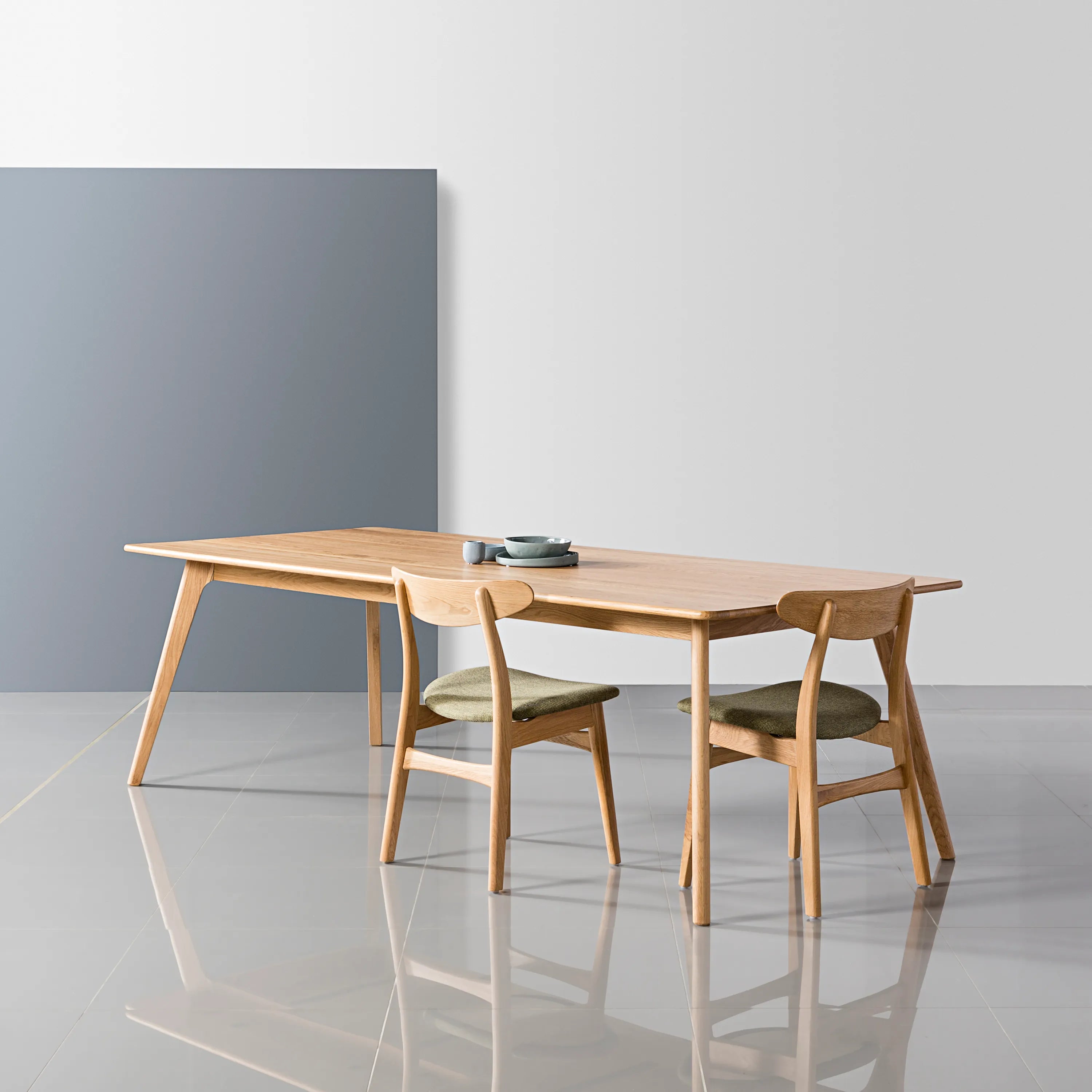 Magnus Dining Table 240 x 100cm Solid American Oak