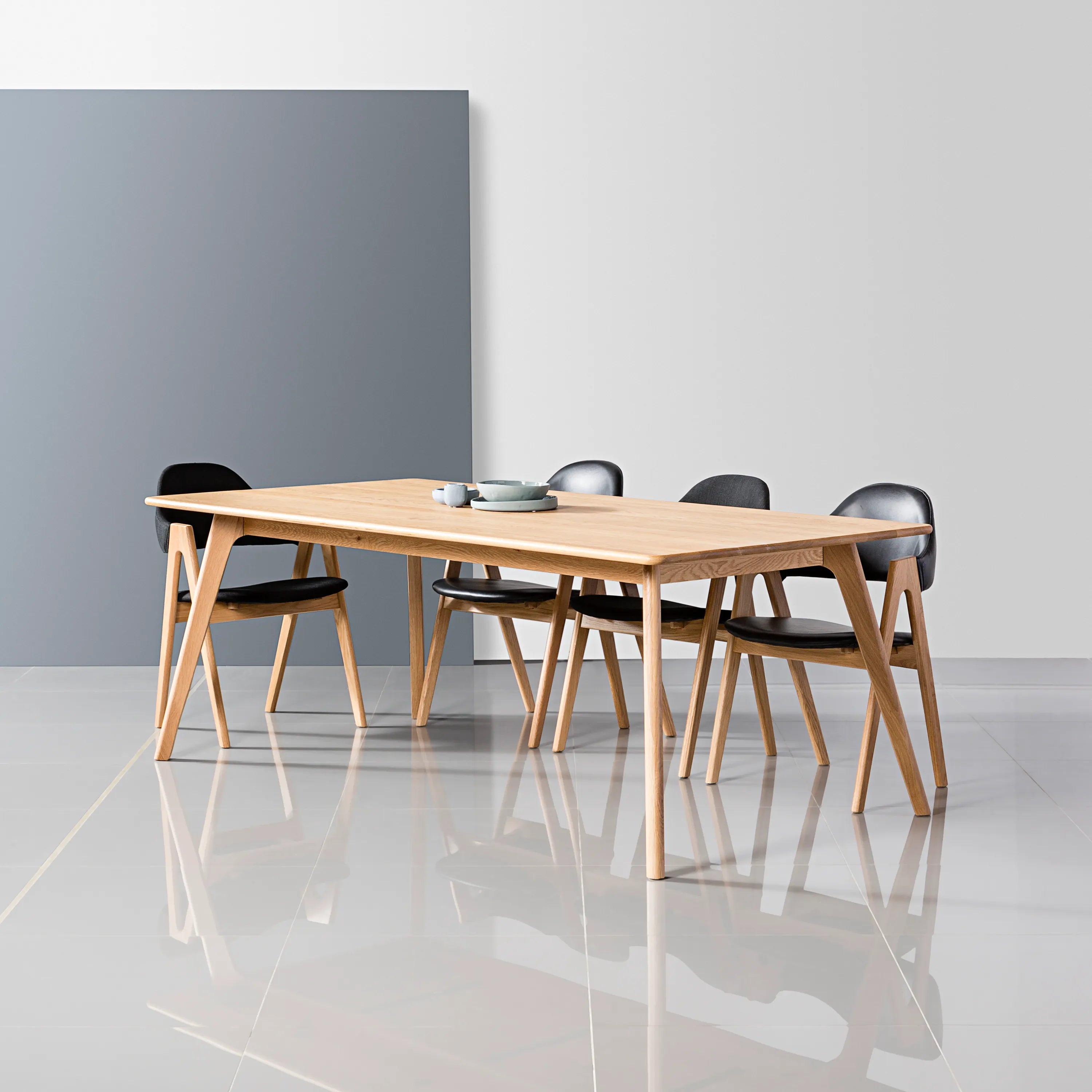 Magnus Dining Table 240 x 100cm Solid American Oak