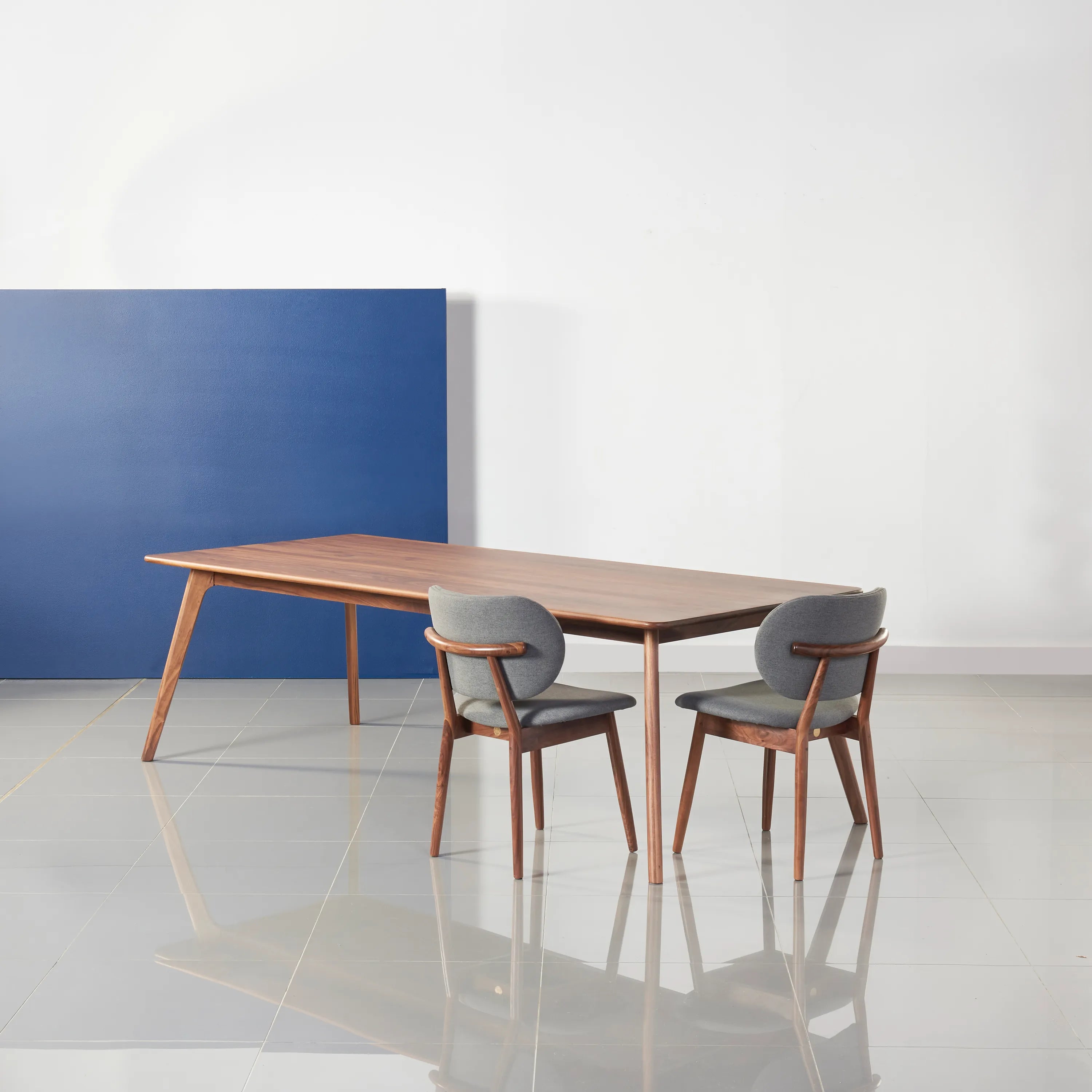 Magnus Dining Table 240 x 100cm Solid American Walnut