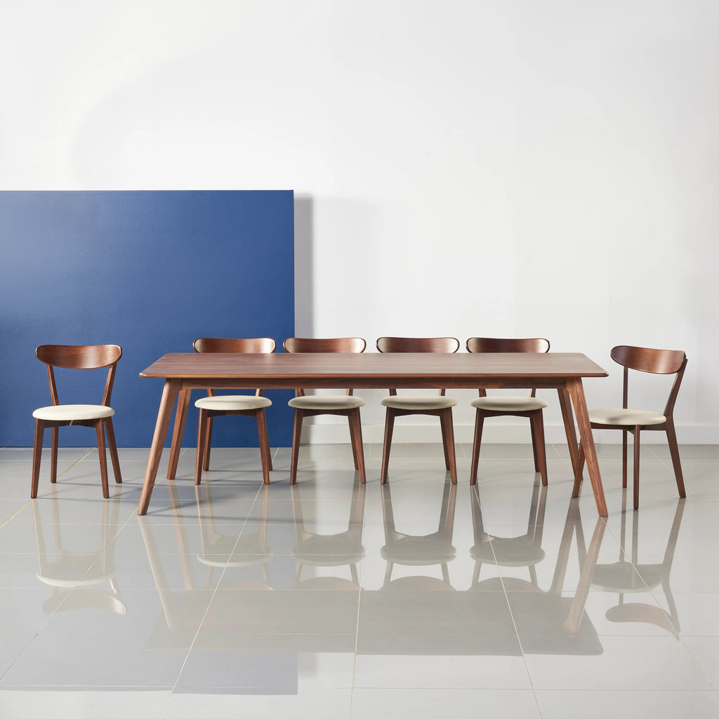 Magnus Dining Table 240 x 100cm Solid American Walnut