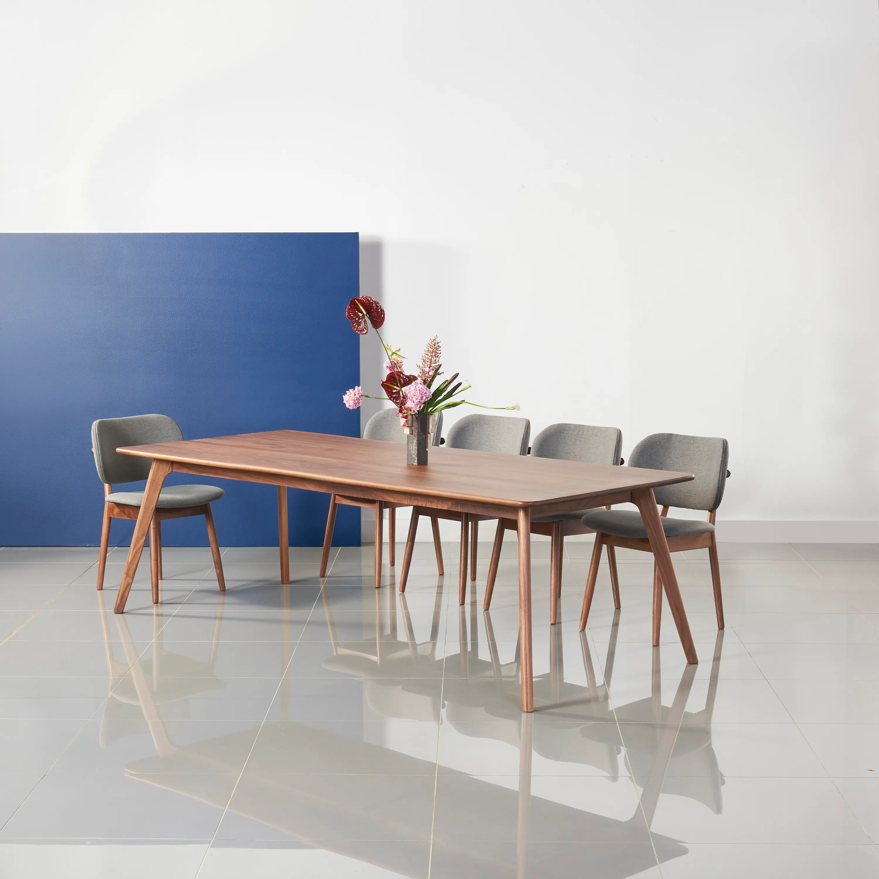 Magnus Dining Table 240 x 100cm Solid American Walnut
