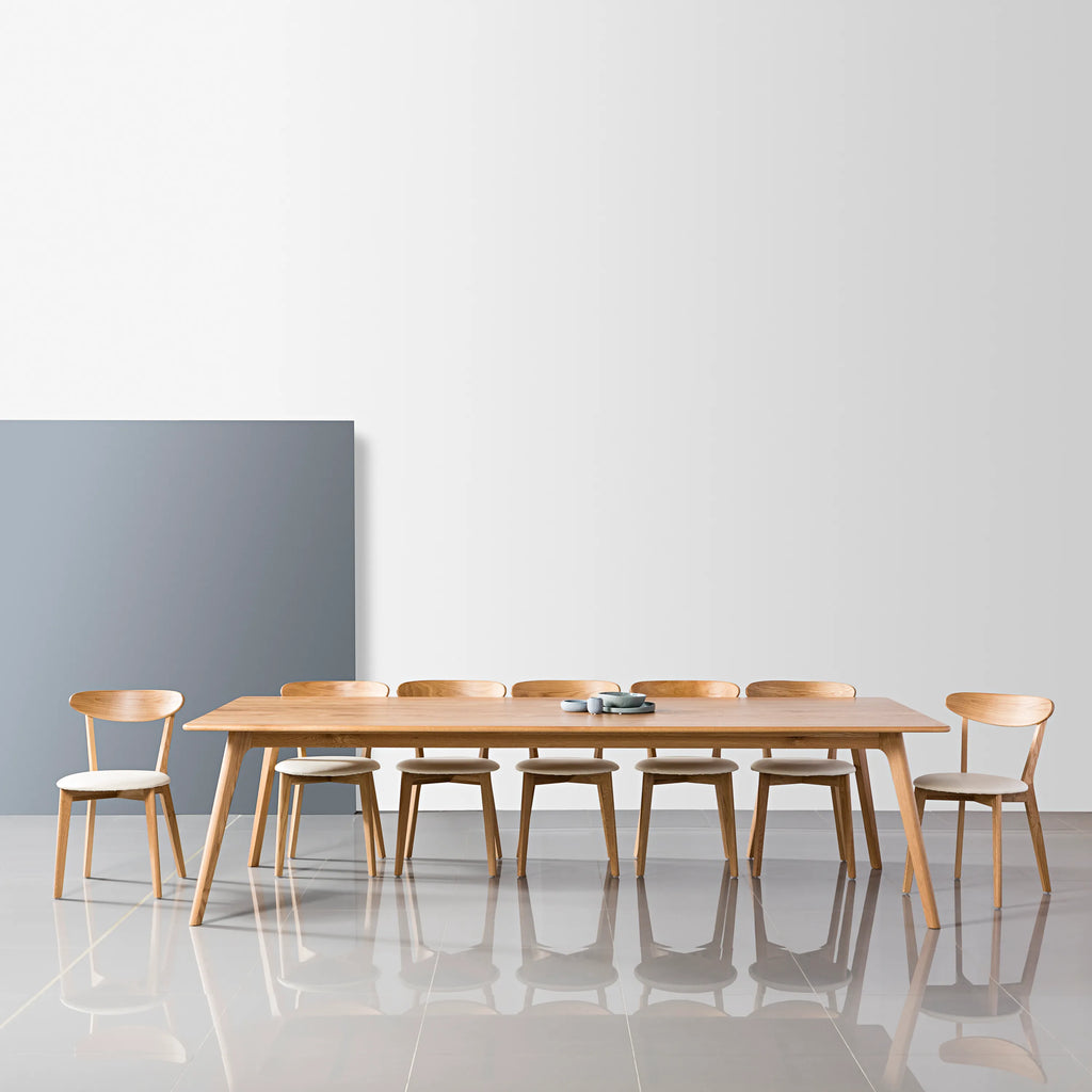 Magnus Dining Table 280 x 100cm Solid American Oak