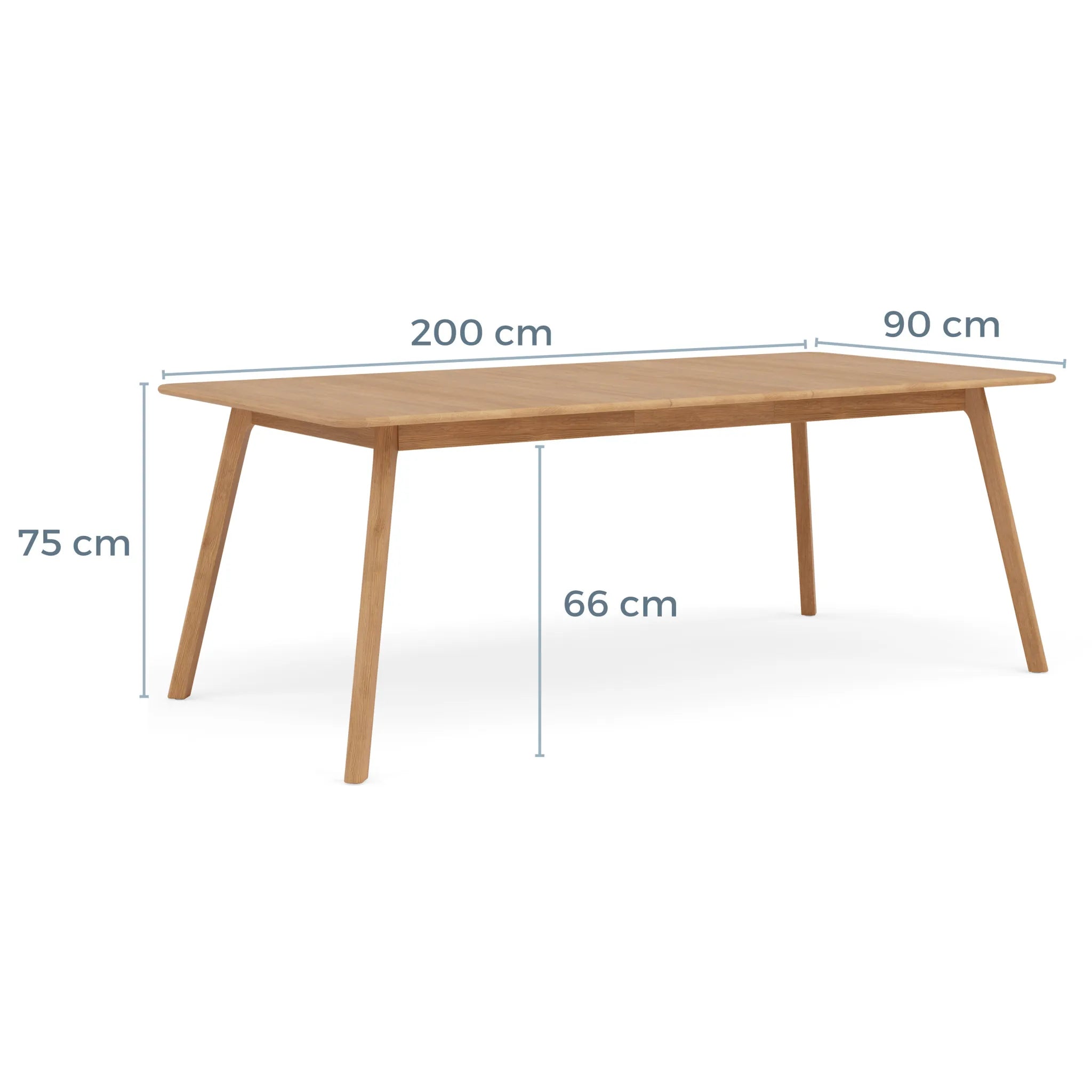 Magnus Dining Table Extendable 160-200 x 90cm Solid American Oak