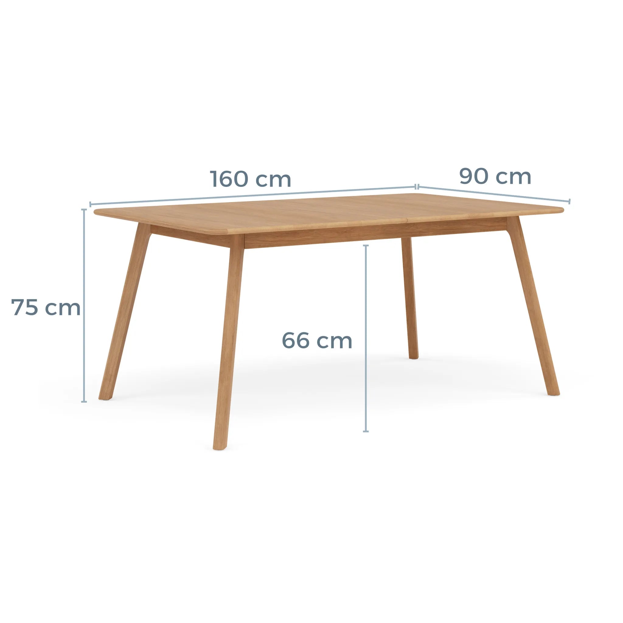 Magnus Dining Table Extendable 160-200 x 90cm Solid American Oak