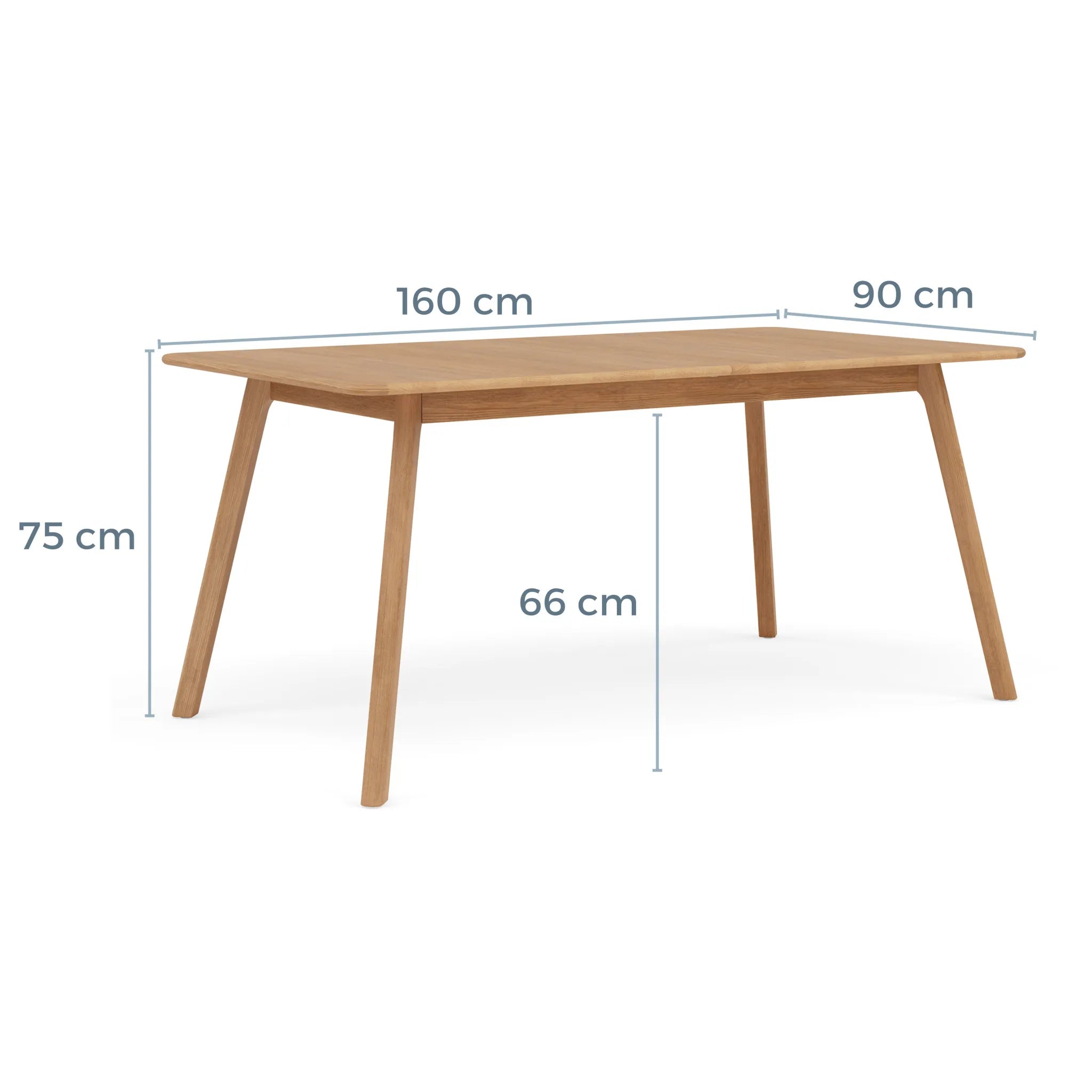 Magnus Dining Table Extendable Original 160-200 x 90cm Solid American Oak