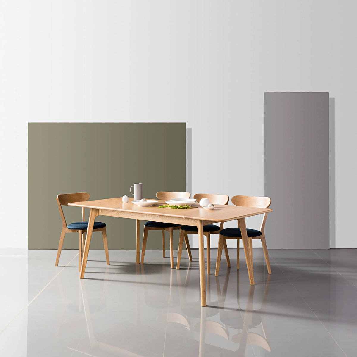 Magnus Dining Table Extendable Original 160-200 x 90cm Solid American Oak
