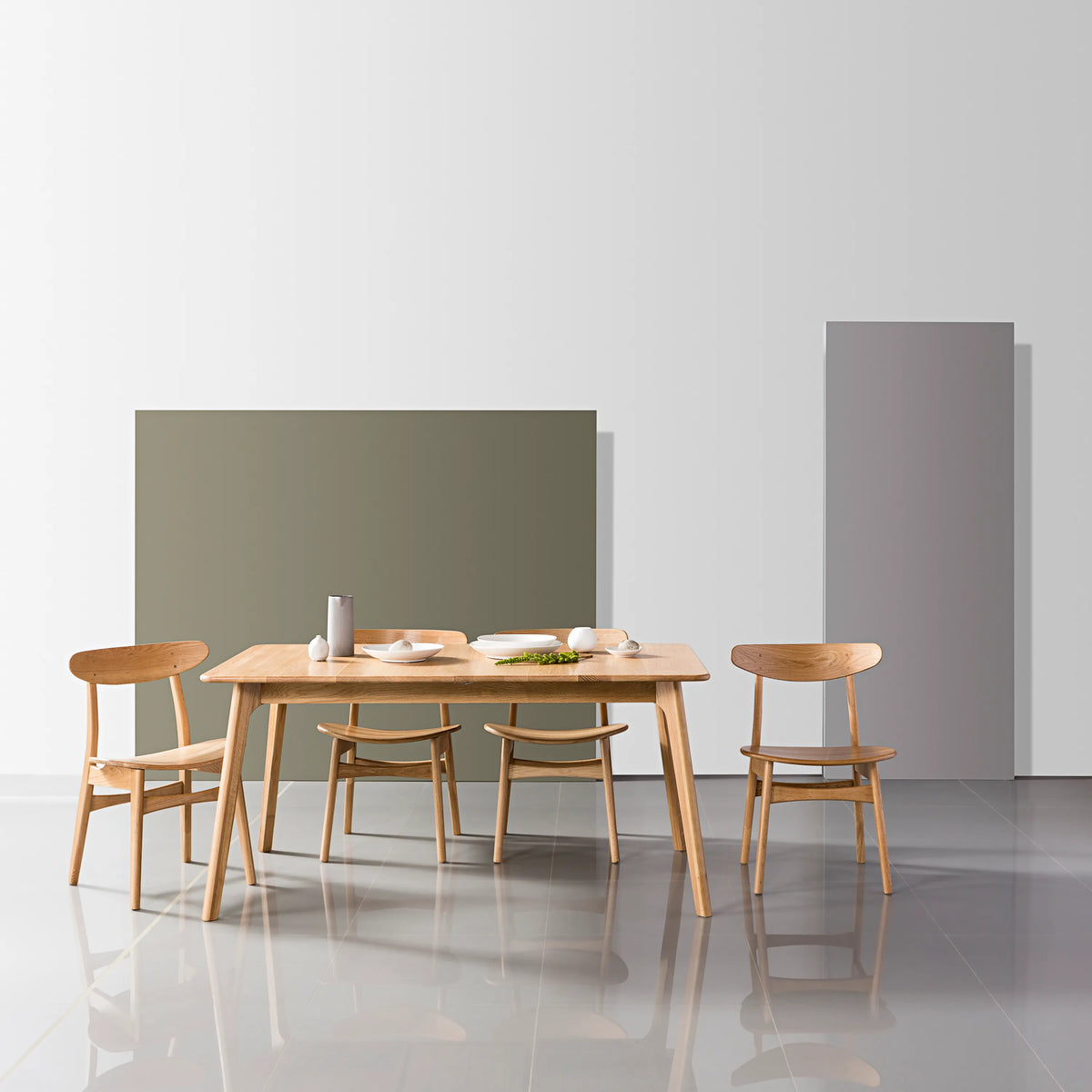 Magnus Dining Table Extendable Original 160-200 x 90cm Solid American Oak