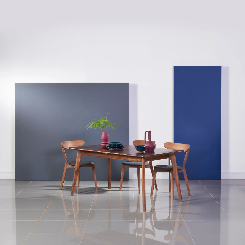 Magnus Dining Table Extendable 160-200 x 90cm Solid American Walnut