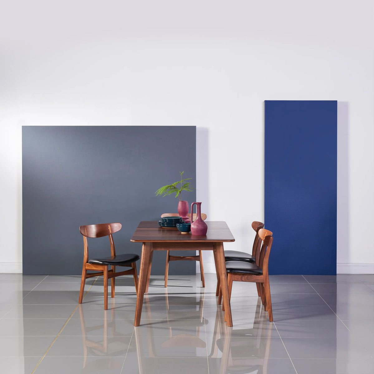 Magnus Dining Table Extendable 160-200 x 90cm Solid American Walnut