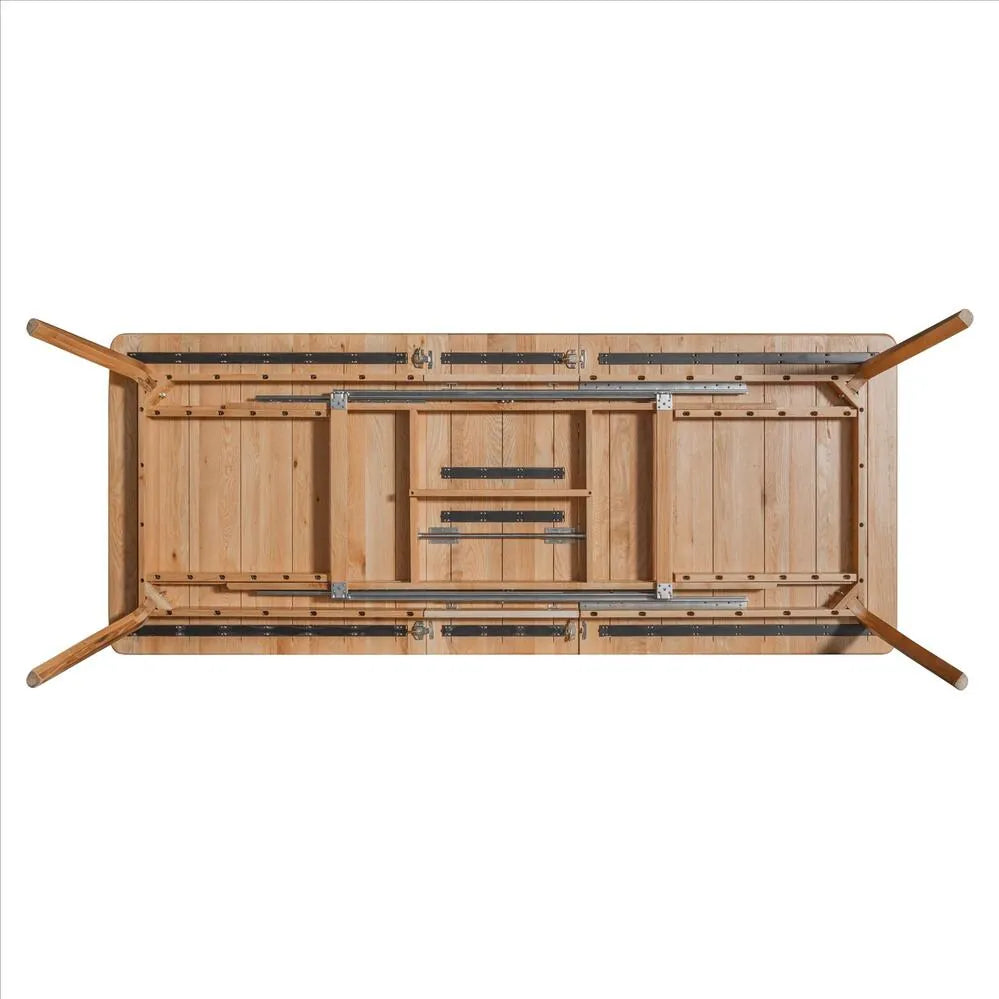 Magnus Dining Table Extendable 210-260 x 100cm Solid American Oak