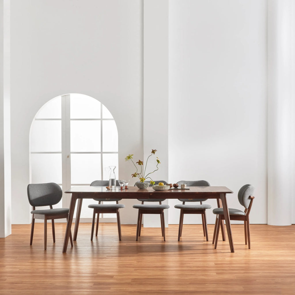 Magnus Dining Table Extendable 210-260 x 100cm Solid American Walnut