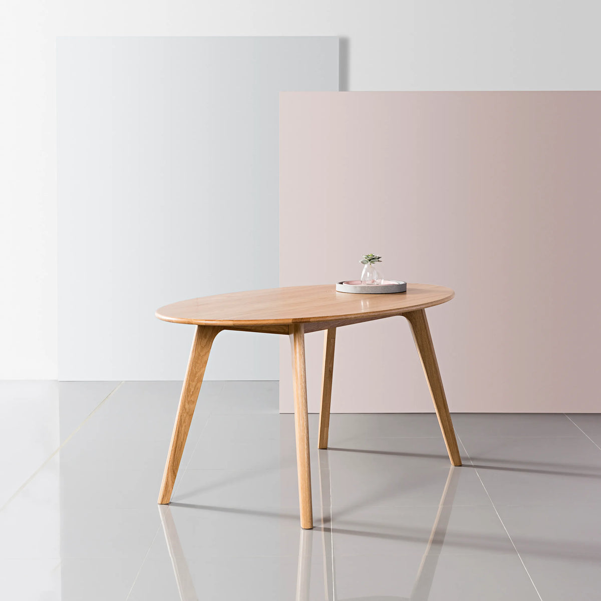 Magnus Dining Table Oval 160 x 90cm Solid American Oak
