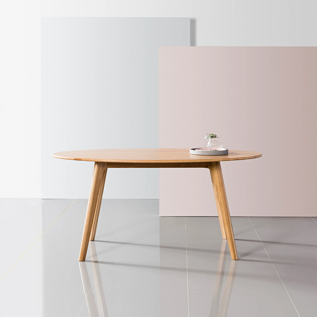 Magnus Dining Table Oval 160 x 90cm Solid American Oak