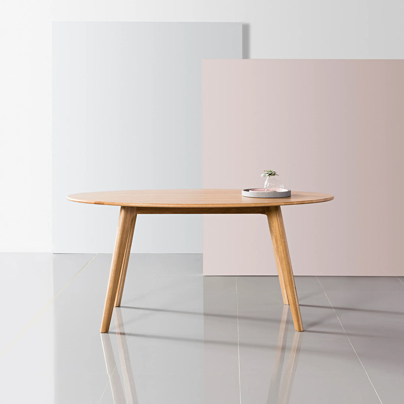 Magnus Dining Table Oval 160 x 90cm Solid American Oak