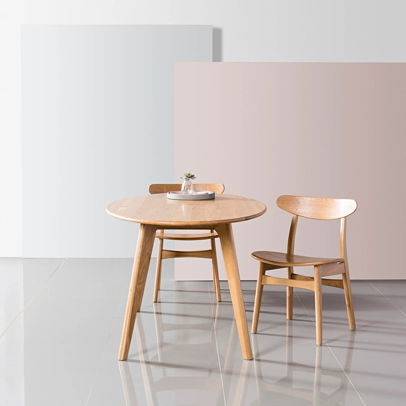 Magnus Dining Table Oval 160 x 90cm Solid American Oak