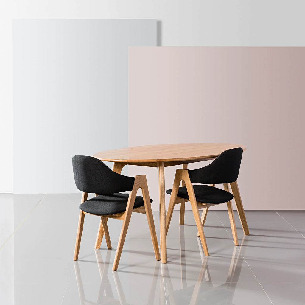 Magnus Dining Table Oval 160 x 90cm Solid American Oak