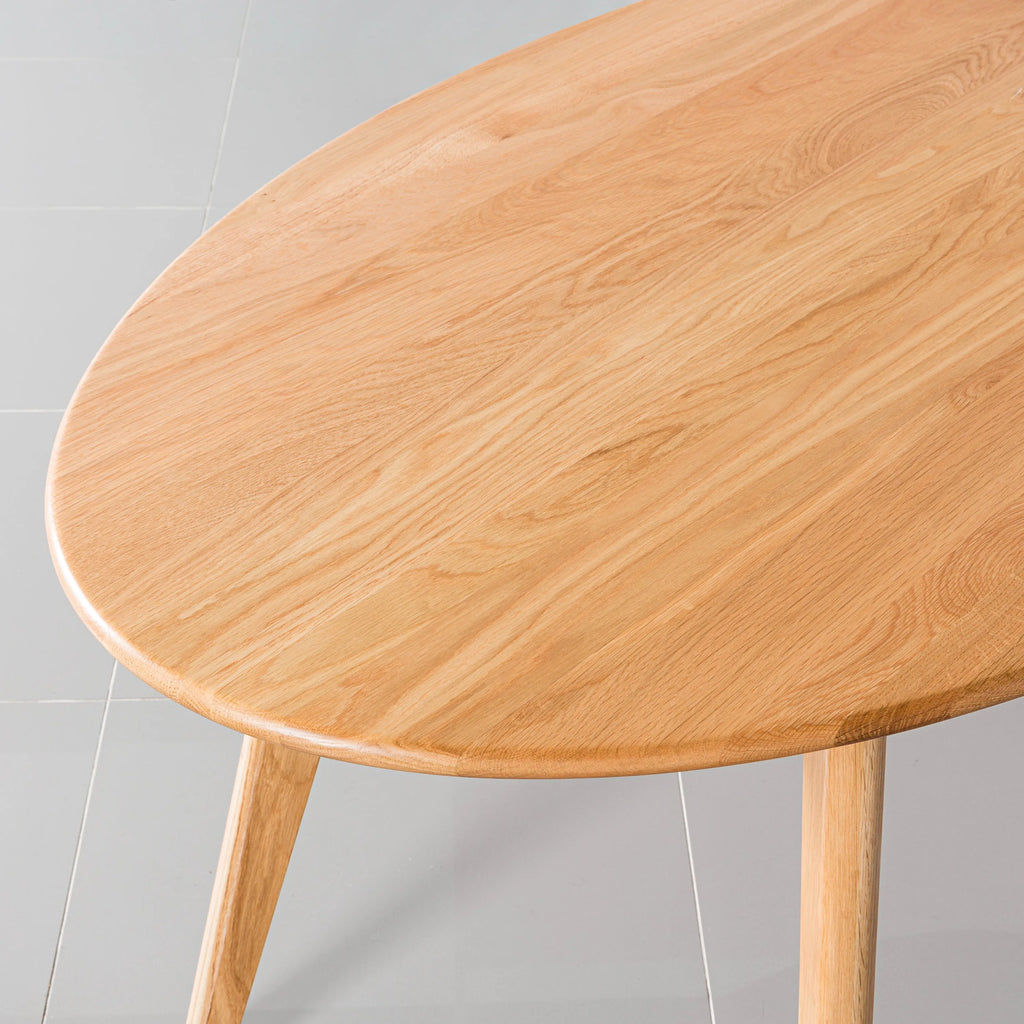 Magnus Dining Table Oval 200 x 100cm Solid American Oak