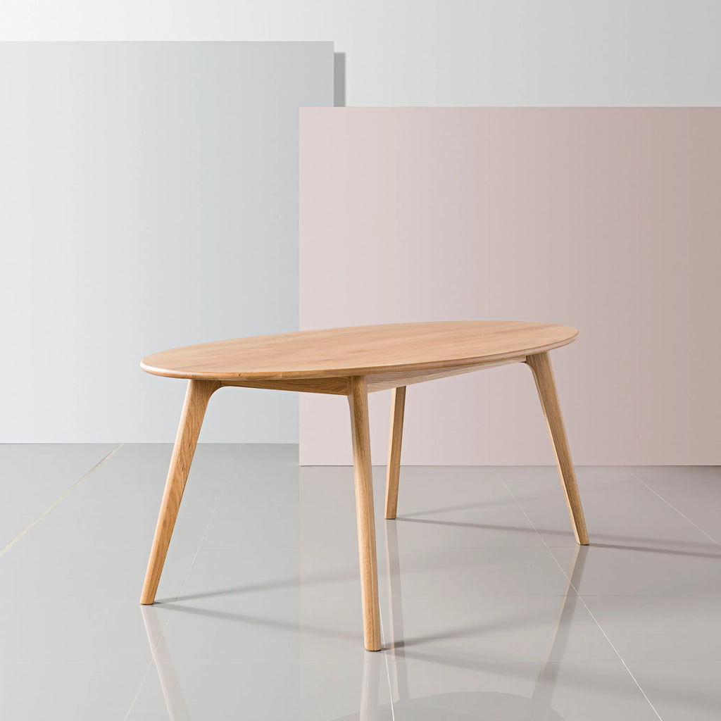 Magnus Dining Table Oval 200 x 100cm Solid American Oak