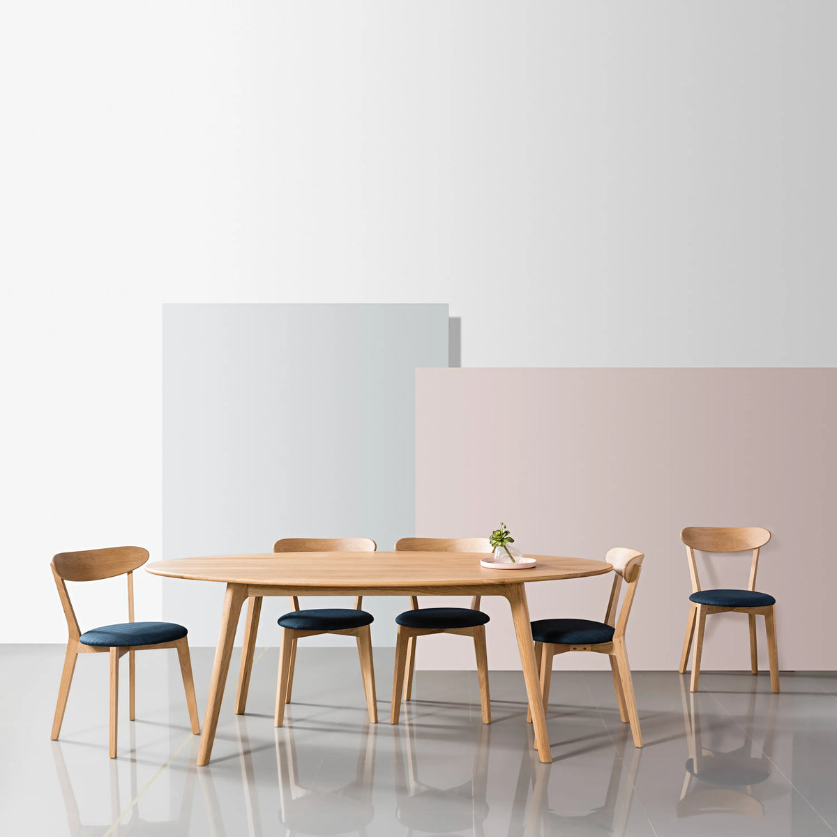 Magnus Dining Table Oval 200 x 100cm Solid American Oak
