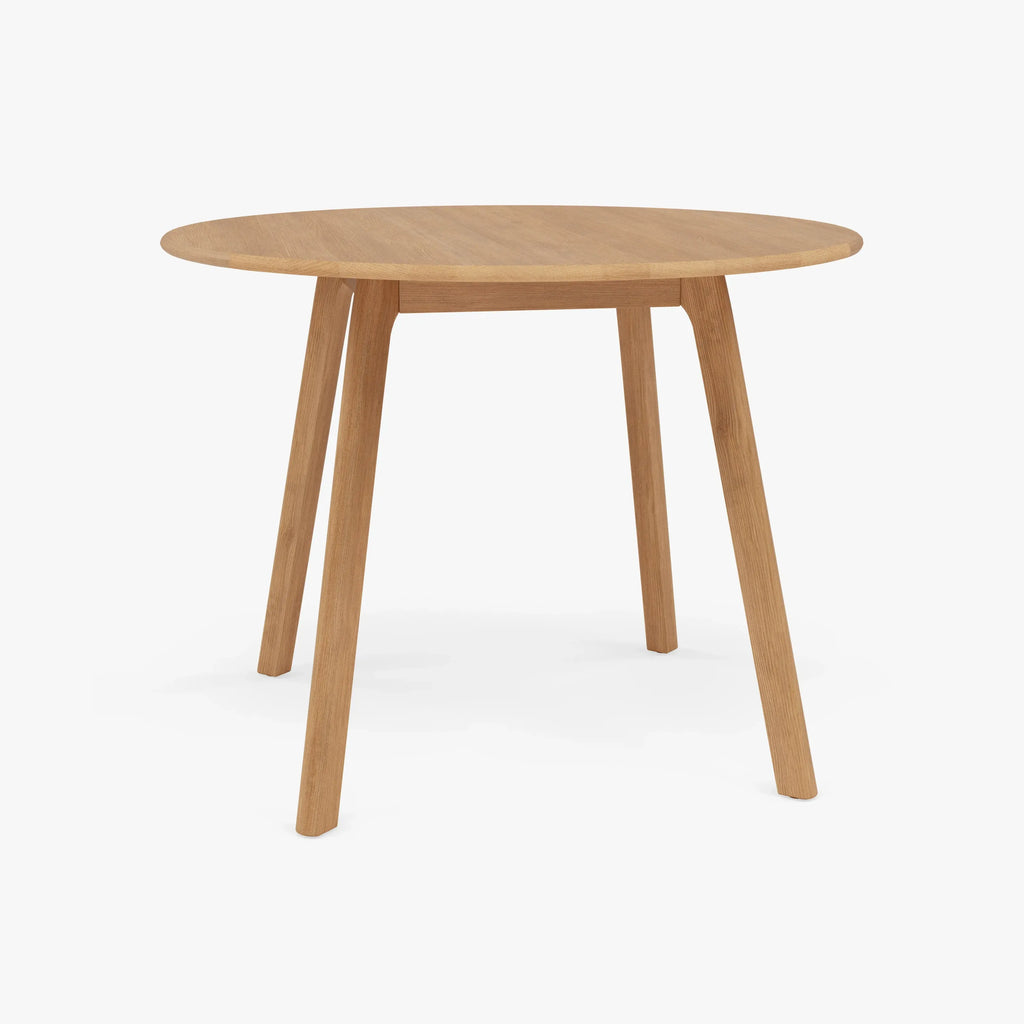 Magnus Dining Table Round 100cm Diameter Solid American Oak