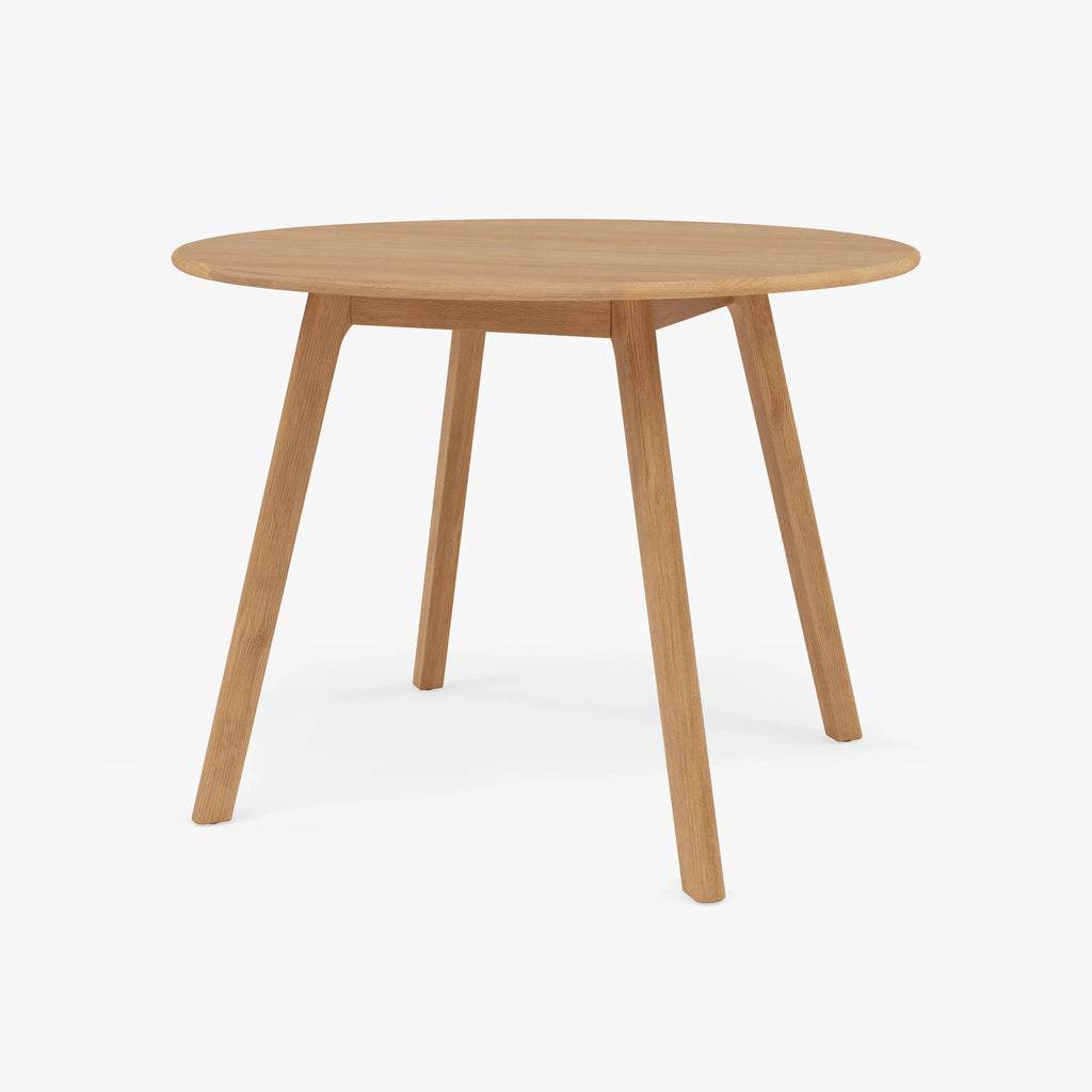 Magnus Dining Table Round 100cm Diameter Solid American Oak