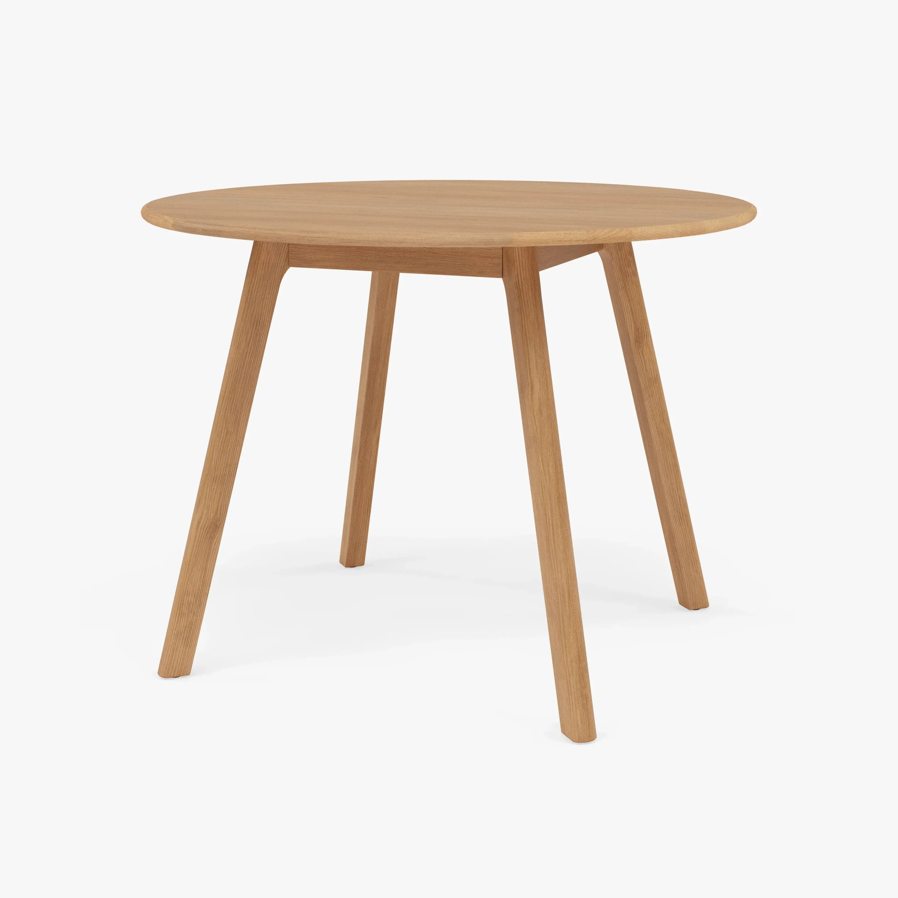 Magnus Dining Table Round 100cm Diameter Solid American Oak