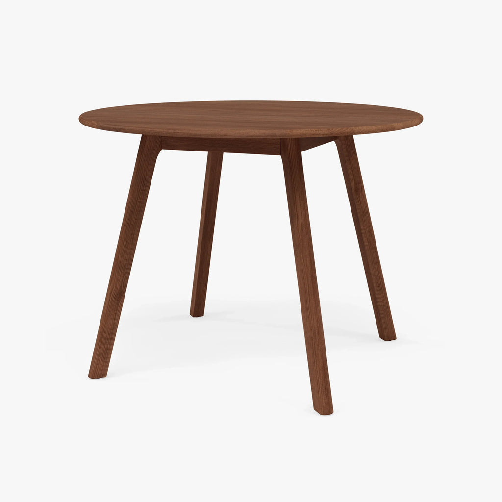 Magnus Dining Table Round 100cm Diameter Solid American Walnut