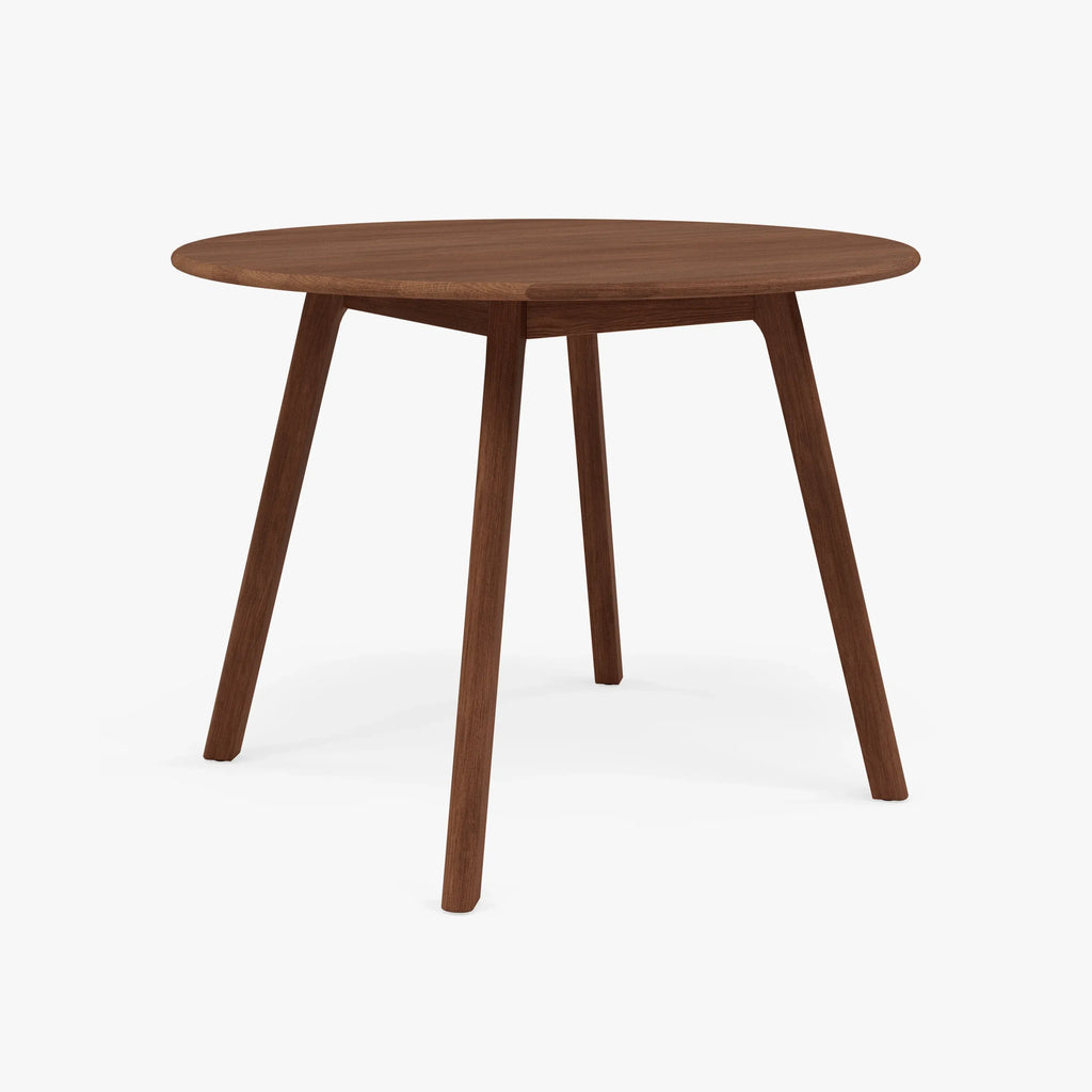 Magnus Dining Table Round 100cm Diameter Solid American Walnut