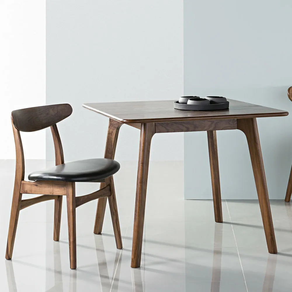 Magnus Dining Table Square 90 x 90cm Solid American Walnut