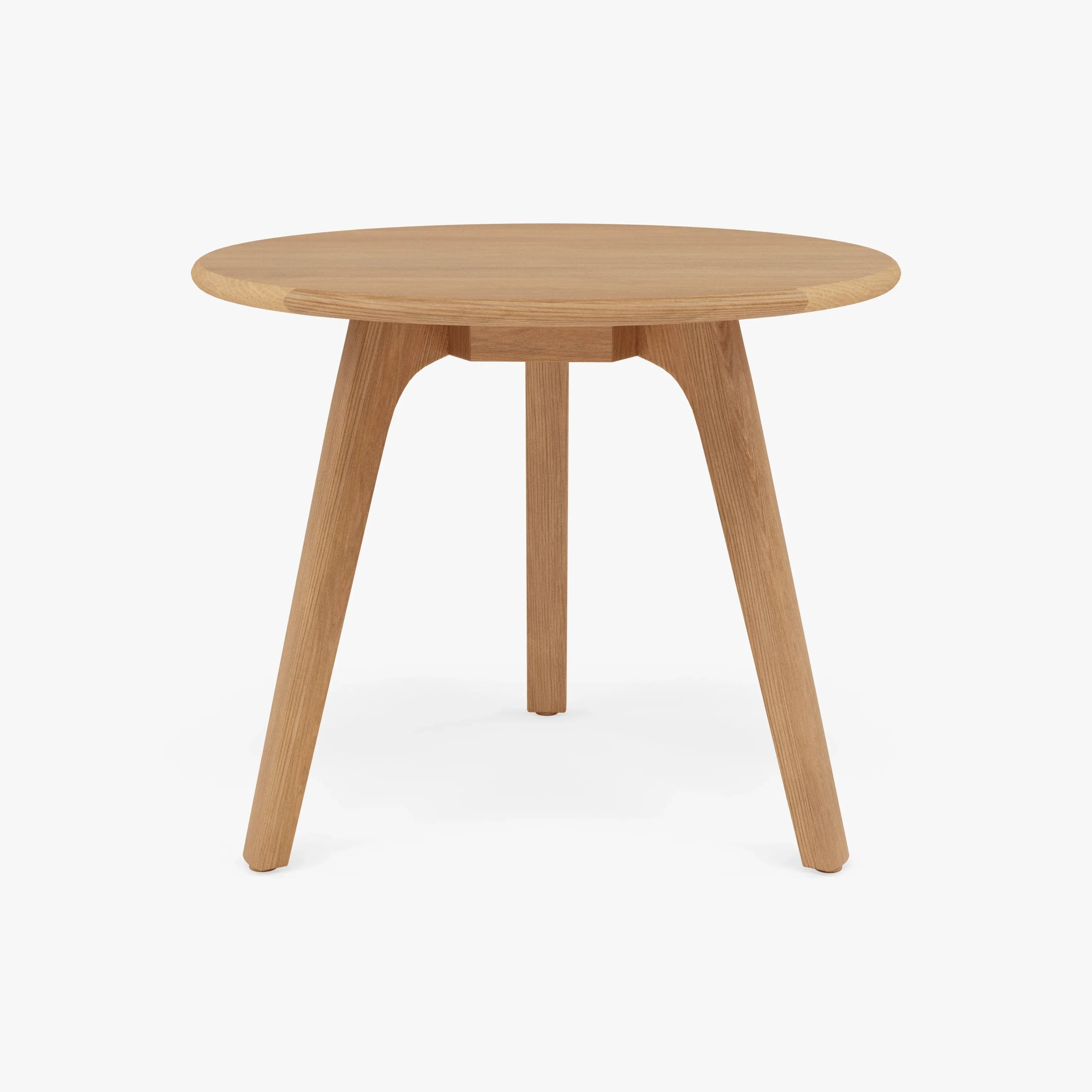 Magnus Side Table Round 60cm Diameter Solid American Oak