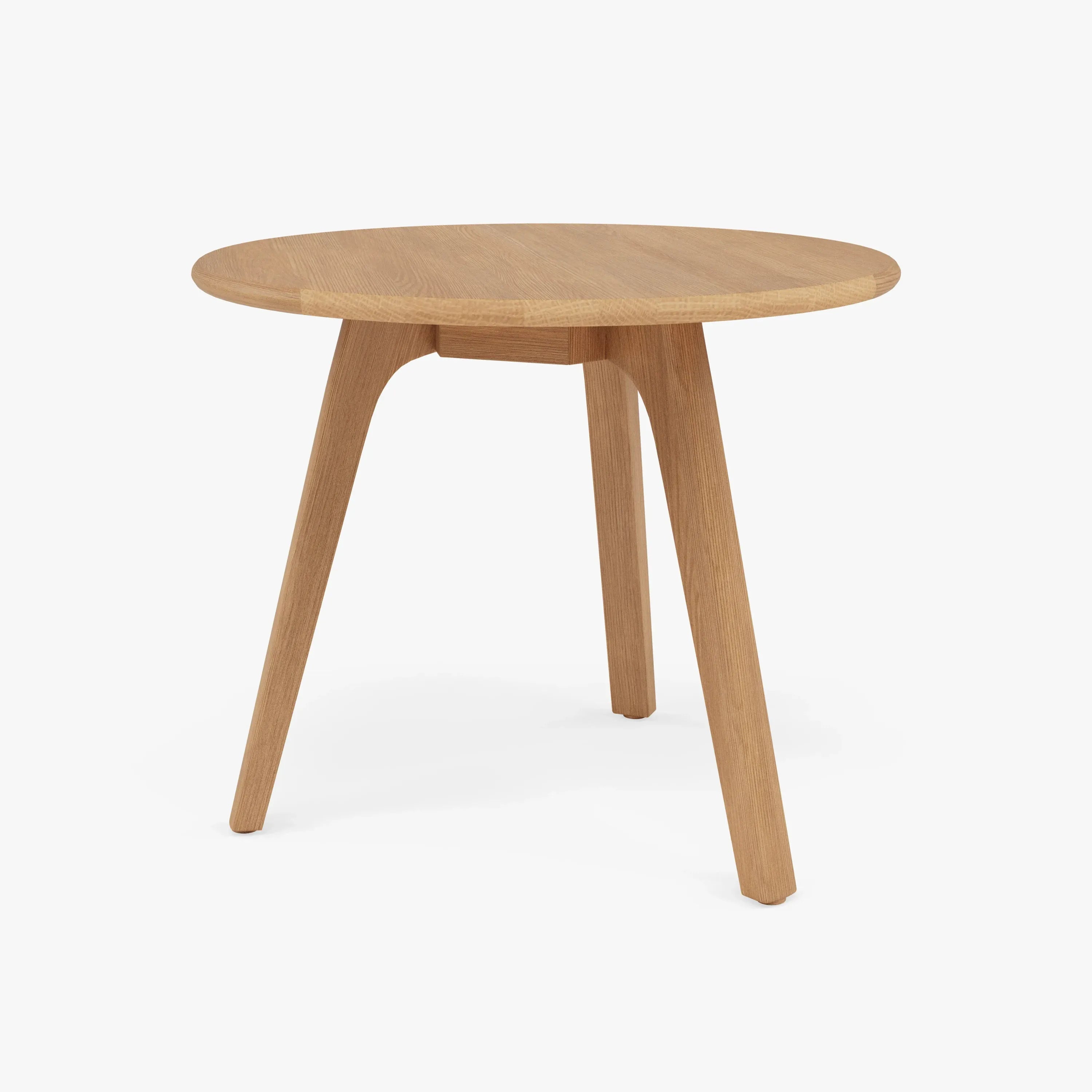 Magnus Side Table Round 60cm Diameter Solid American Oak