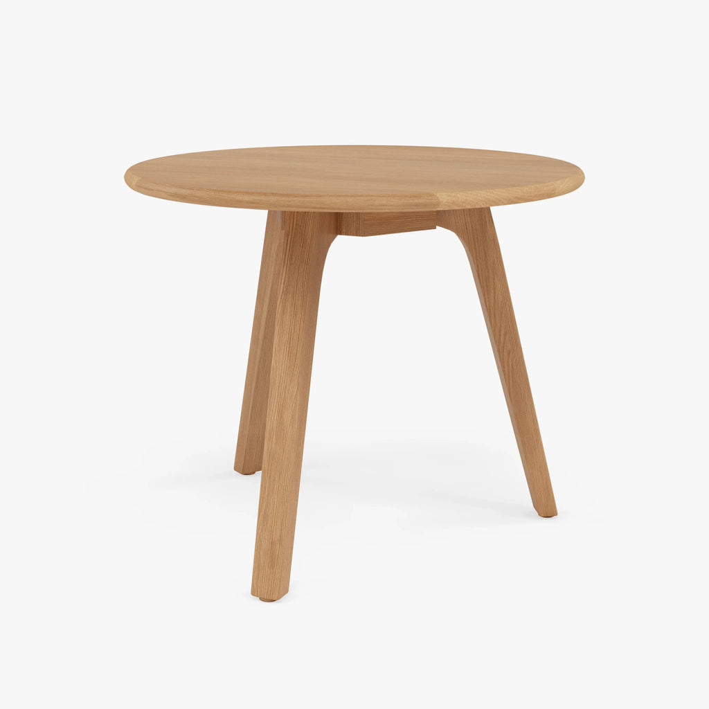 Magnus Side Table Round 60cm Diameter Solid American Oak
