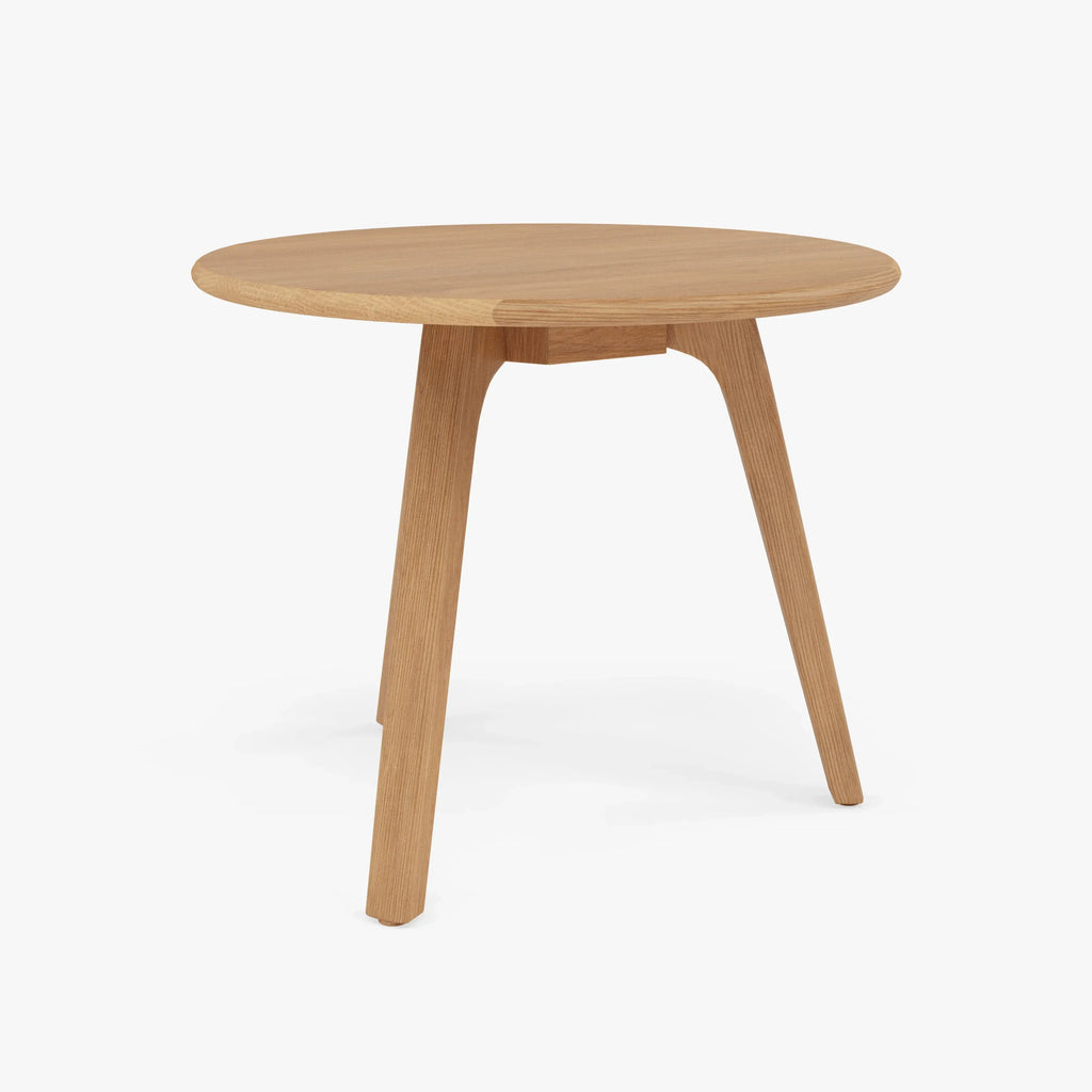Magnus Side Table Round 60cm Diameter Solid American Oak