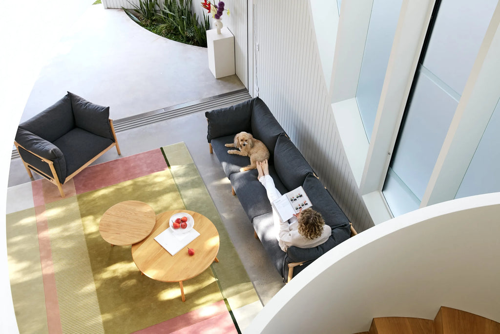 Magnus Side Table Round 60cm Diameter Solid American Oak