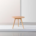 Magnus Side Table Round 60cm Diameter Solid American Oak