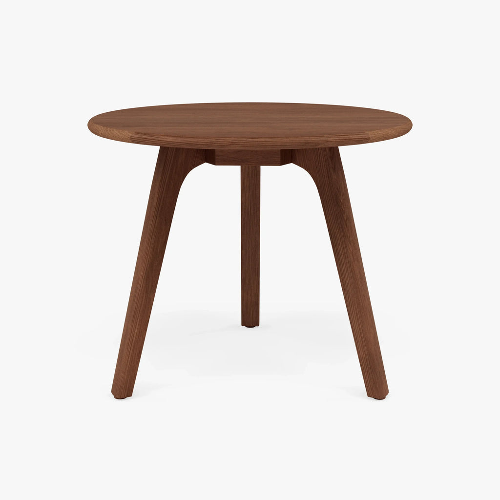 Magnus Side Table Round 60cm Diameter Solid American Walnut