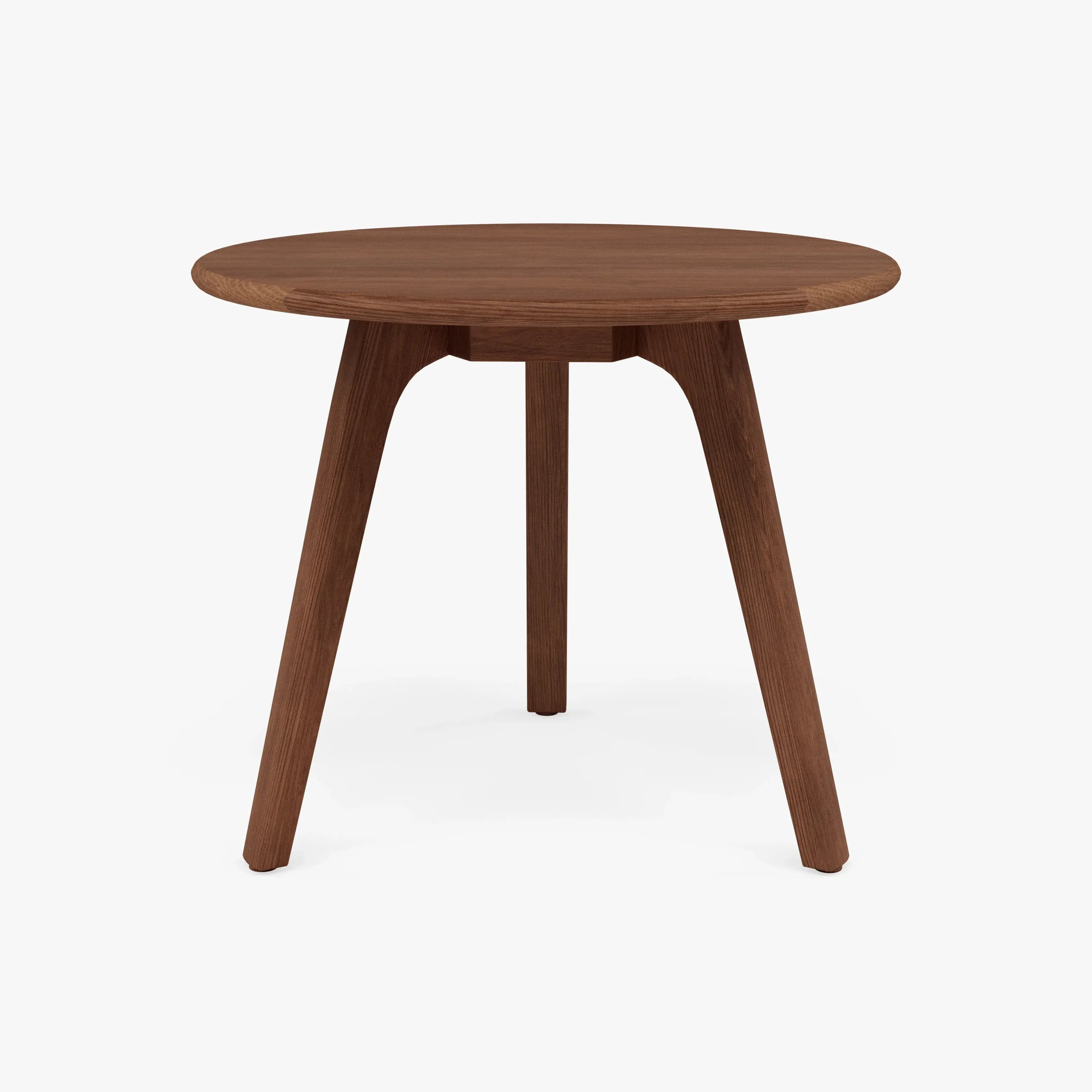 Magnus Side Table Round 60cm Diameter Solid American Walnut