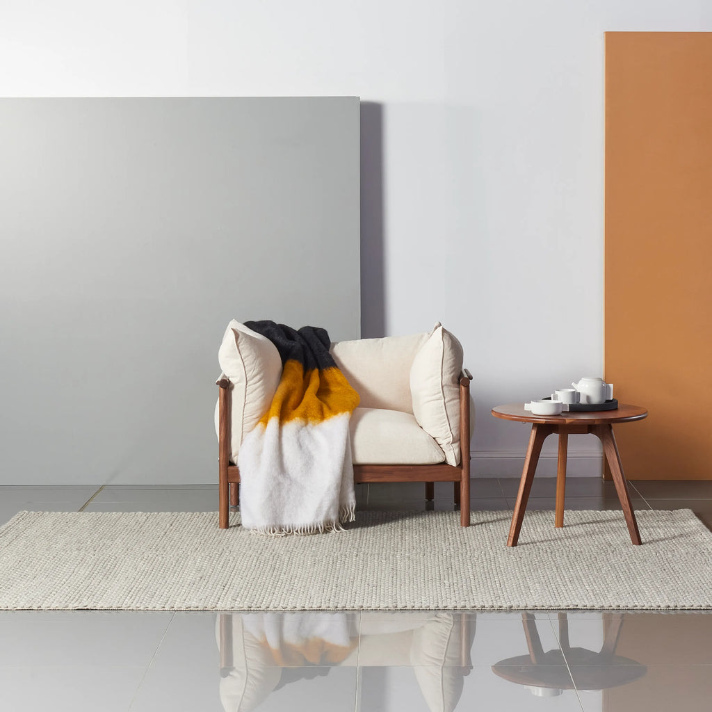 Magnus Side Table Round 60cm Diameter Solid American Walnut