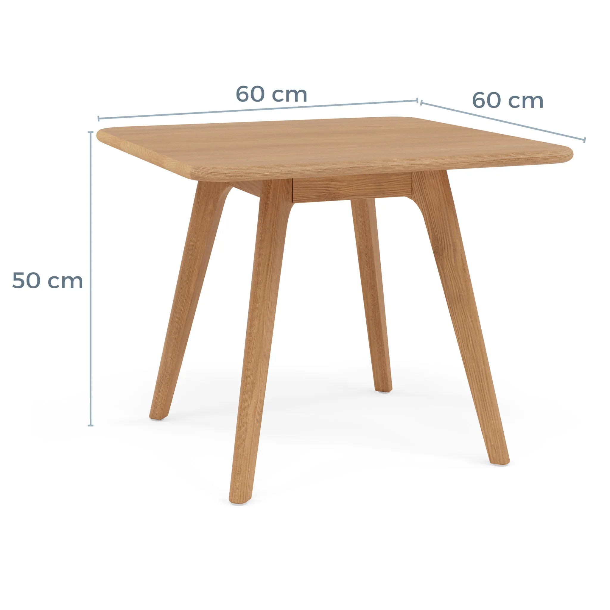 Magnus Side Table Square 60 x 60cm Solid American Oak