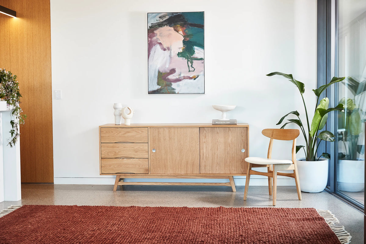 Magnus Sideboard 180 x 45cm Solid American Oak