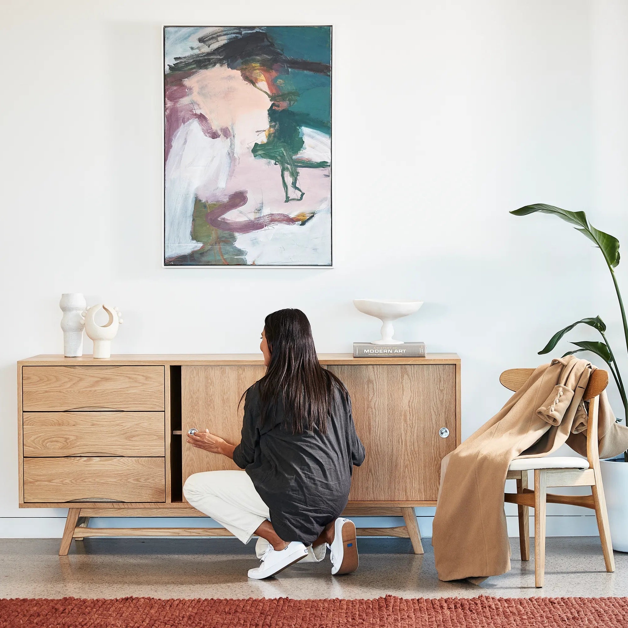 Magnus Sideboard 180 x 45cm Solid American Oak