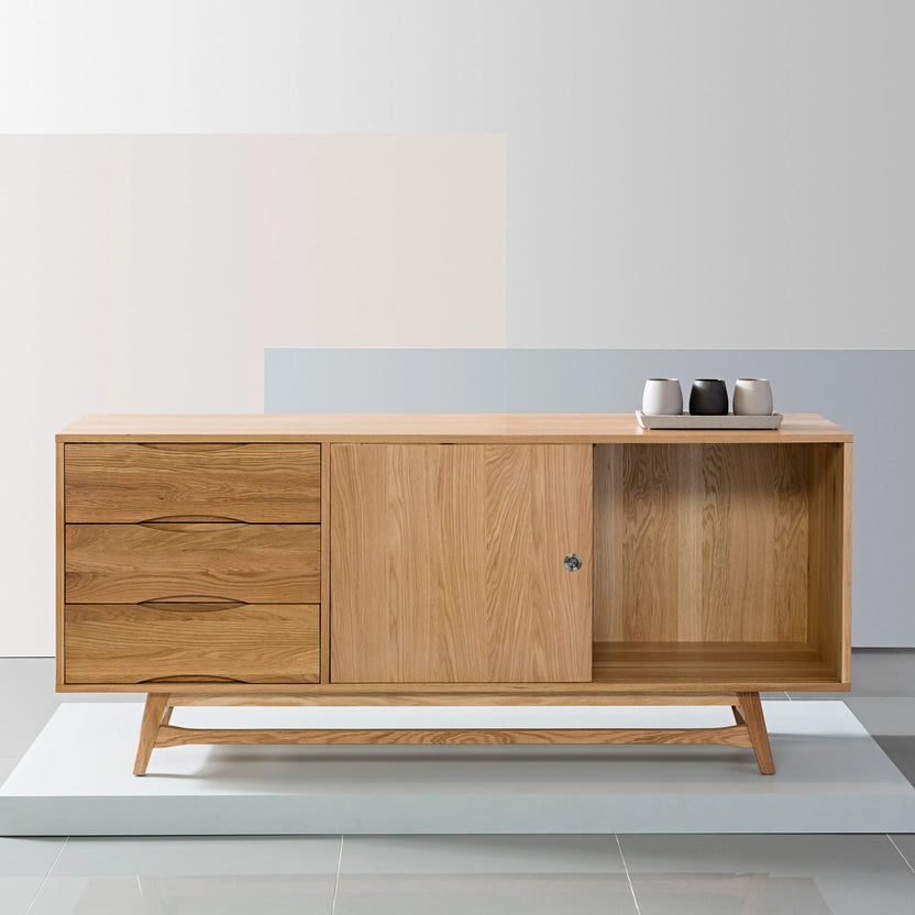 Magnus Sideboard 180 x 45cm Solid American Oak