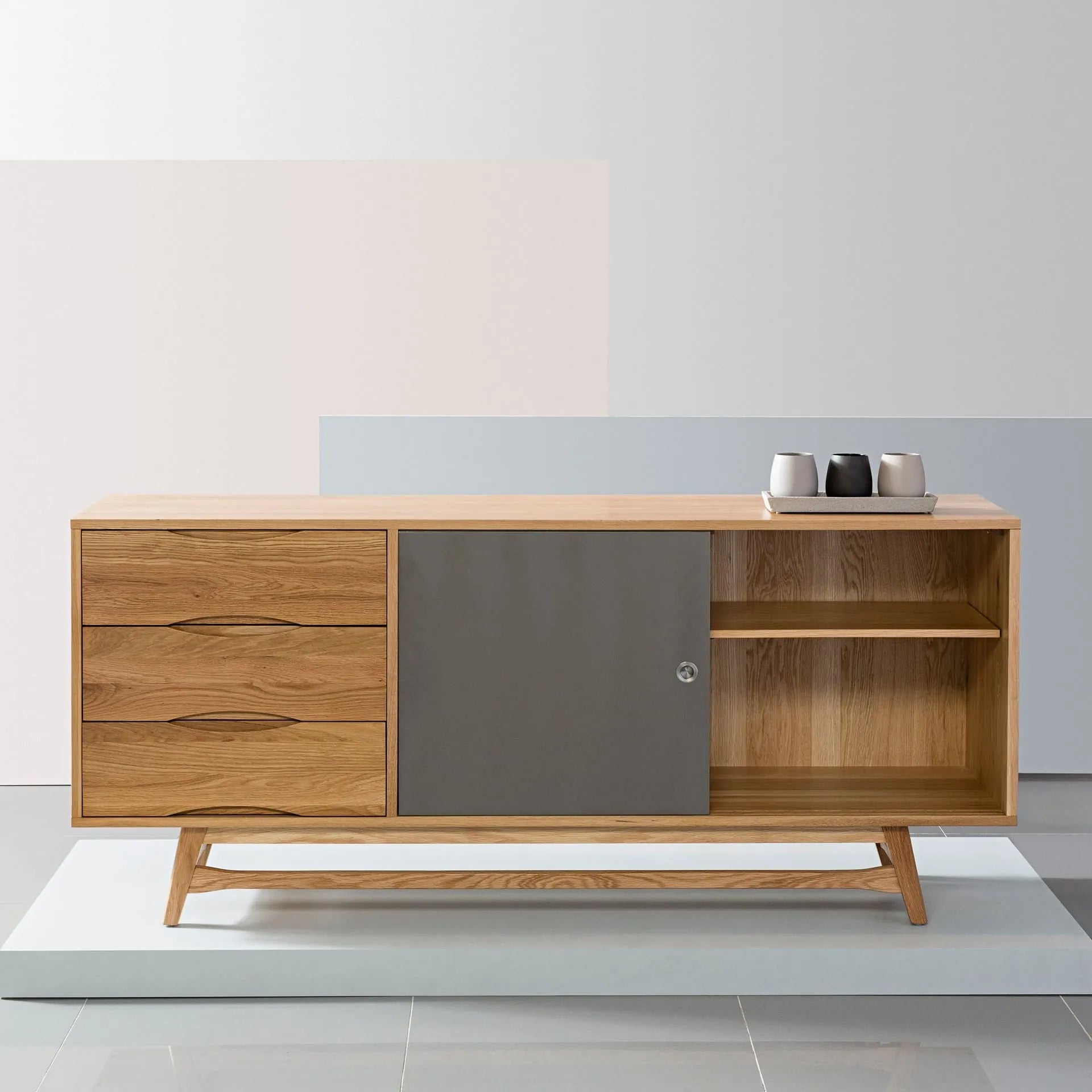 Magnus Sideboard 180 x 45cm Solid American Oak
