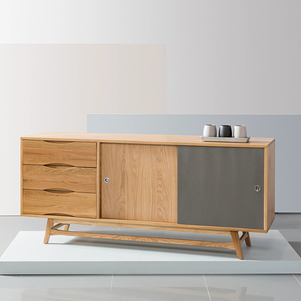 Magnus Sideboard 180 x 45cm Solid American Oak