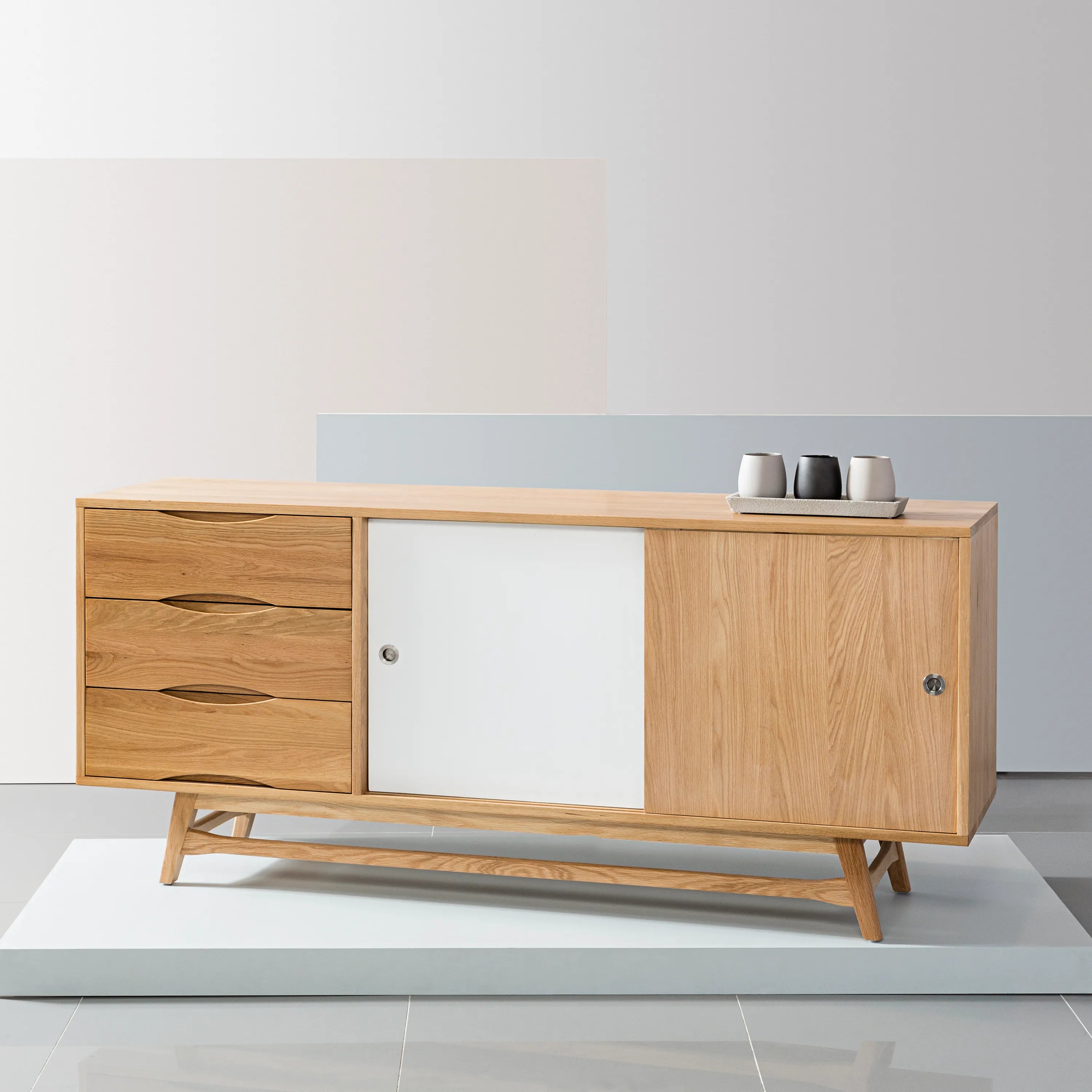 Magnus Sideboard 180 x 45cm Solid American Oak