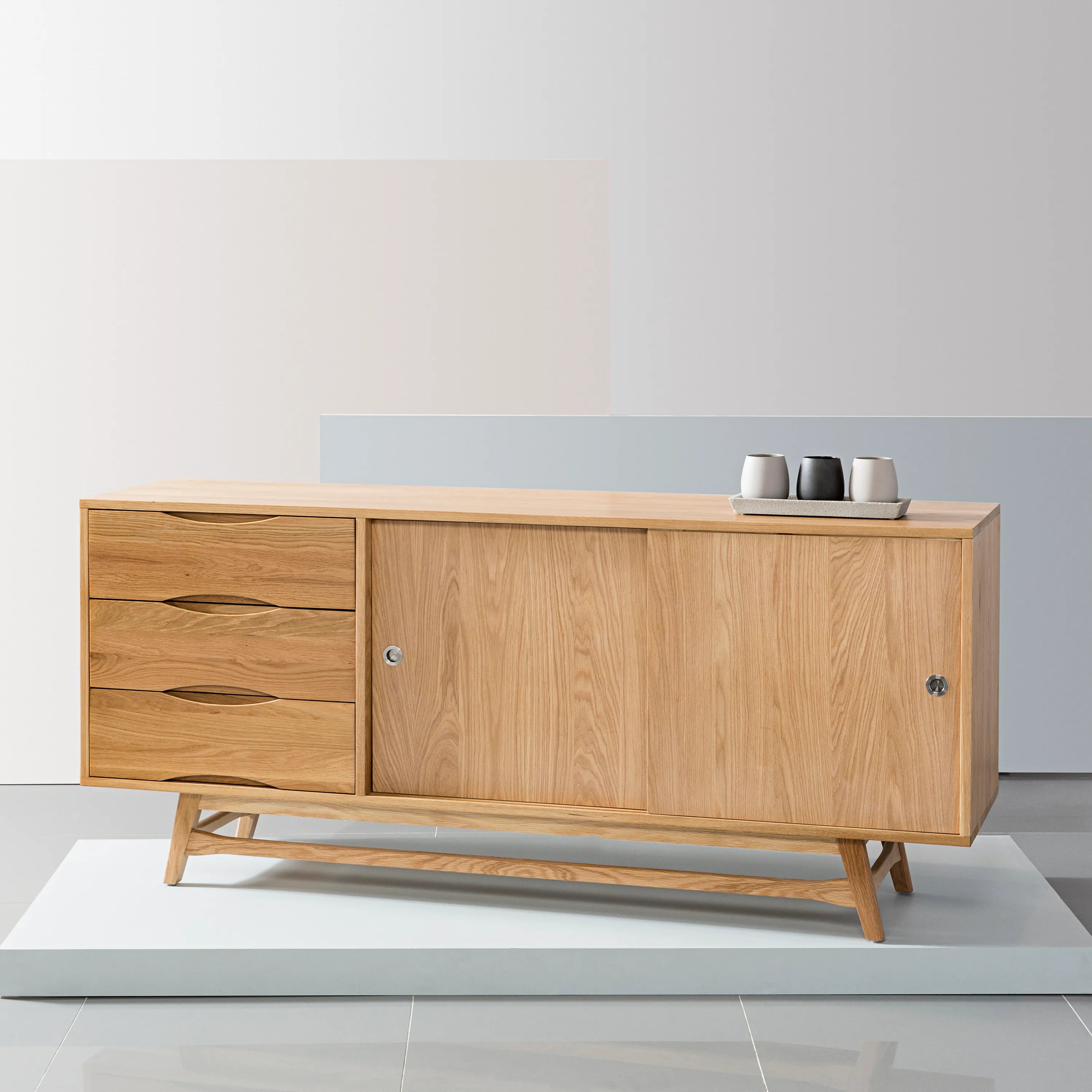 Magnus Sideboard 180 x 45cm Solid American Oak
