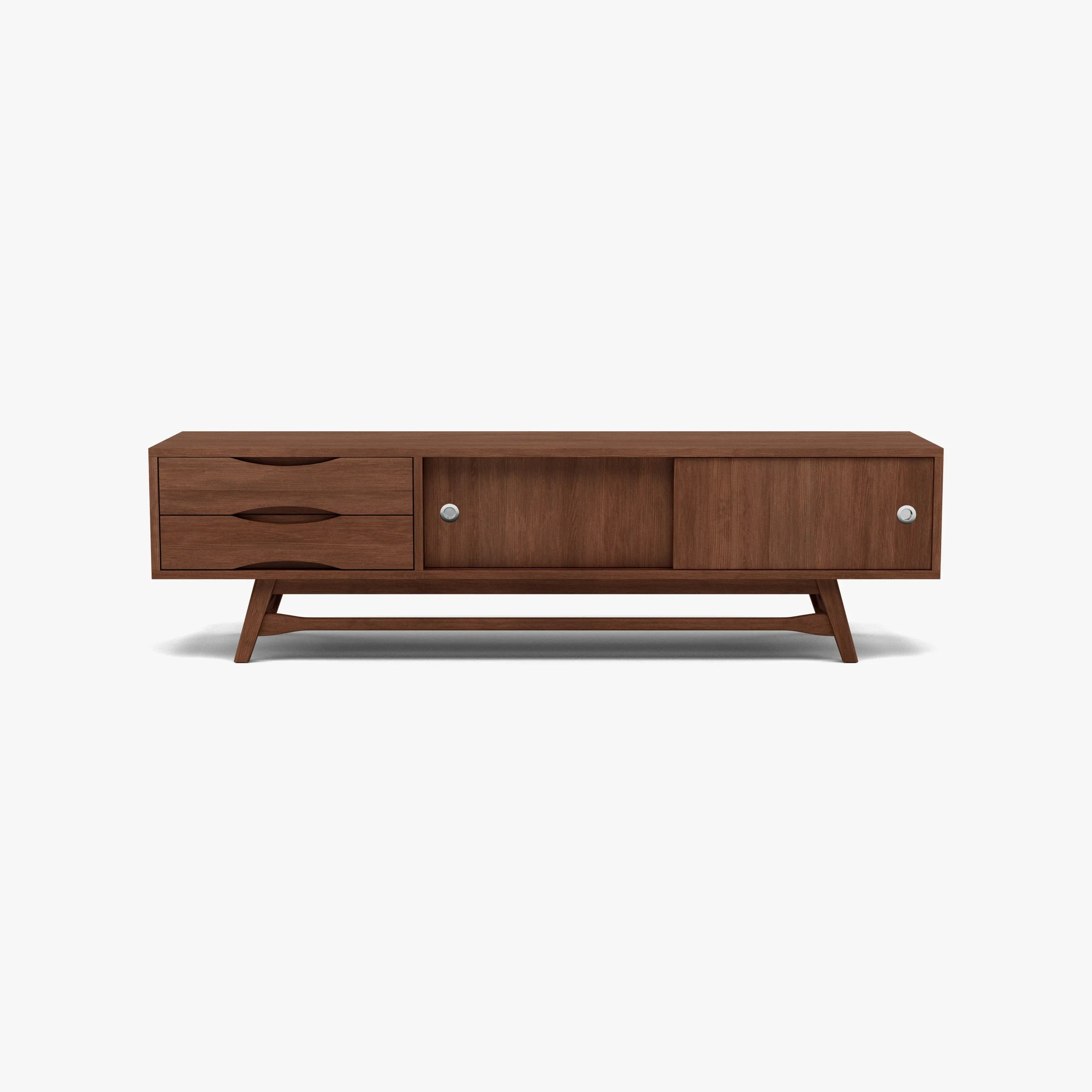 Magnus TV and Media Console 180 x 45cm Solid American Walnut