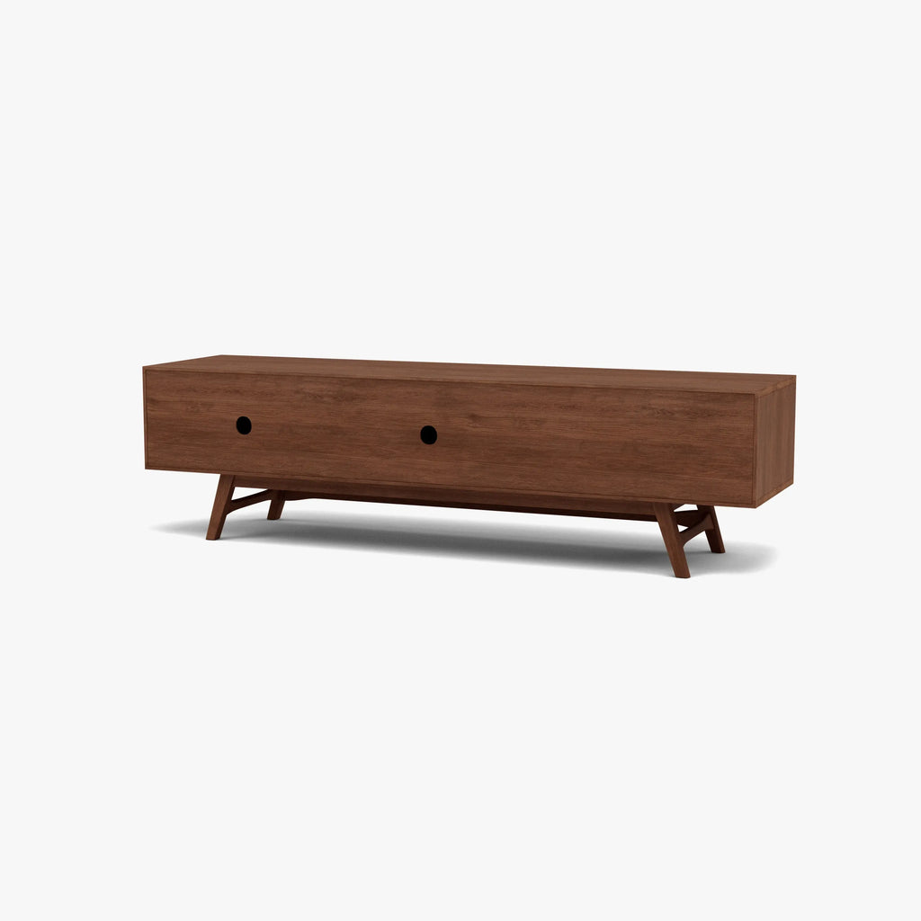 Magnus TV and Media Console 180 x 45cm Solid American Walnut