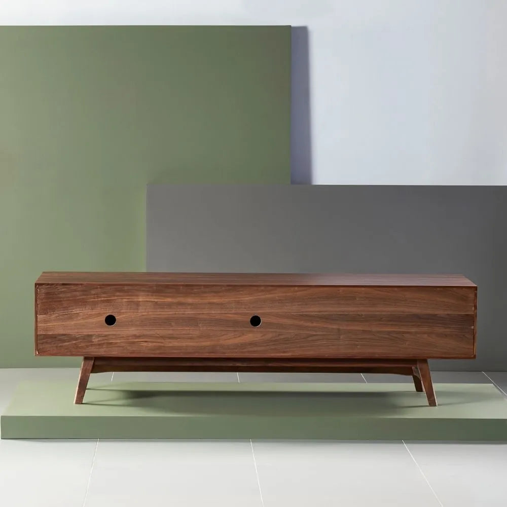 Magnus TV and Media Console 180 x 45cm Solid American Walnut